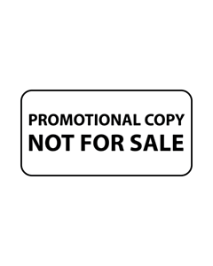 Promotional Copy Not For Sale Label