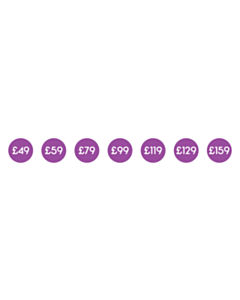 15mm Diameter Peelable Price Labels