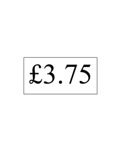 £3.75 Price Label