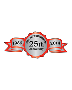 Cargopac Worldwide 25th Anniversary Labels