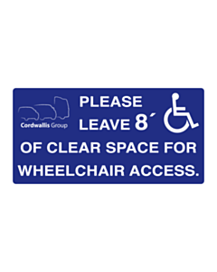 Cordwallis Wheelchair Access Labels