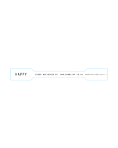 Dana Levy Happy Self Cling Labels
