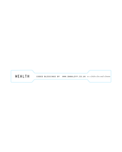 Dana Levy Wealth Self Cling Labels