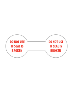 Do Not Use Tamper Evident Seal