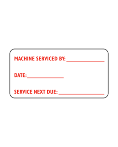 Next Service Due Labels