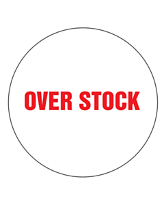 Over Stock Labels