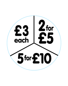 £3 Each or 2 for £5 or 5 for £10 Labels