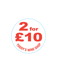 Toddy's Wine Shop 2 for £10 Labels