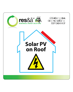 RES Devon Solar PV on Roof Label