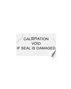 Tamper Evident Calibration Void Labels 40x20mm