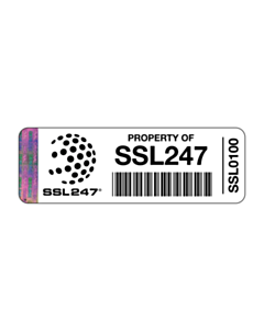 SSL247 Asset Label