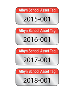 Albyn School Asset Labels