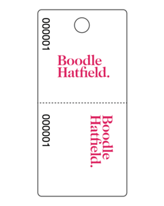 Boodle Hatfield Cloakroom Tags
