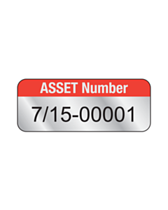 38x15mm Asset Labels