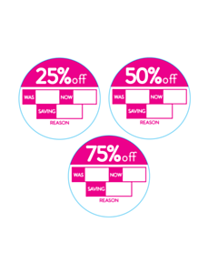 30mm Diametrer % Off Labels