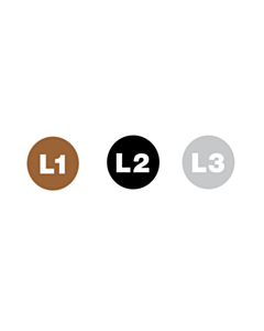 15mm Diameter Phase Labels