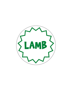 50mm Lamb Label