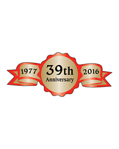 39th Anniversary Labels