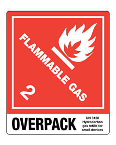 Flammable Gas 2 Labels