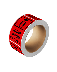 Keep From Frozen Labels 75x150mm