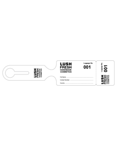 Lush Cloakroom Tags