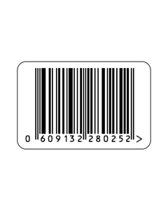 38.1x25mm Barcode Label