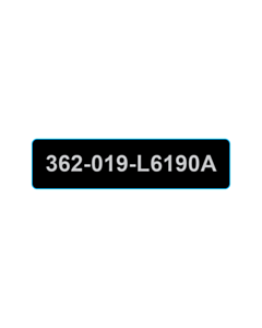 40x10mm Part No 362-019-L6190A Labels