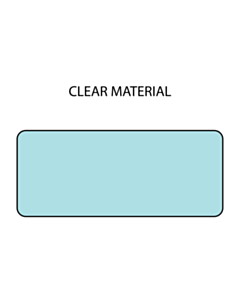 60x25mm Peelable Clear Seal Labels