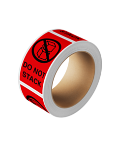 Do Not Stack Labels 75x150mm