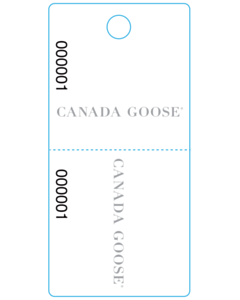Canada Goose Cloakroom Tags