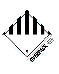 Overpack 9 UN3480 Labels