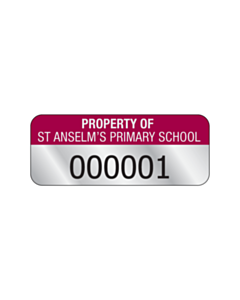 St Anselm's Primary School Asset Labels