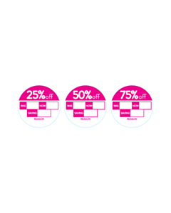 40mm Diameter % Off Labels