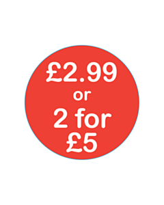 £2.99 or 2 for £5 Labels