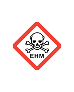 25x25mm Toxic EHM Labels