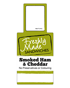 Smoked Ham & Cheddar Sandwich Labels