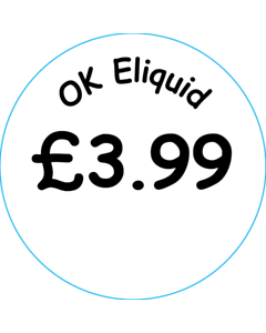 OK Eliquid £3.99 Labels