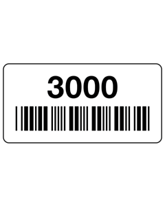 70x35mm Code 39 Barcode Labels