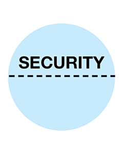 20mm Security Labels With Perforation