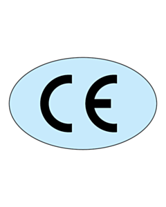 CE 24x15mm Static Cling Labels