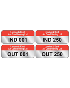 London & Kent Air Con Asset Labels