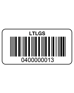 50x25mm Interleaved 2/5 Barcode Labels