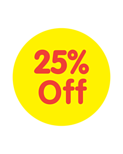 25% Off Labels
