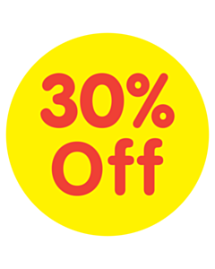 30% Off Labels