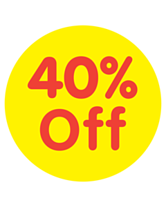 40% Off Labels