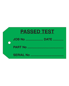 QC Passed Test Tag (110x55mm)