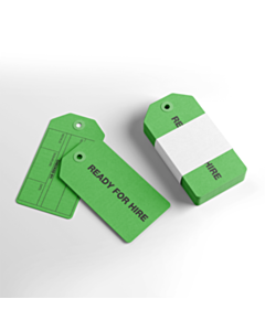 Ready For Hire Tags 134x67mm