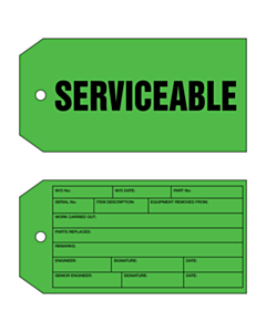 Mapei Uk ltd 2 Sided Serviceable Tag