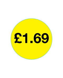 £1.69 Price Labels