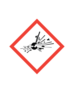 GHS & CLP Explosive Labels 50x50mm